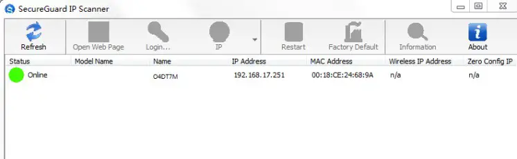 speco technologies O8FT1M Megapixel Network IR Outdoor Dome Camera - Web Operation and Login 1