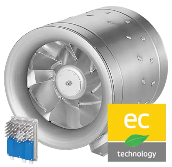 ruck VENTILATOREN EL ECO Series Tube Fan for Ventilation Applications