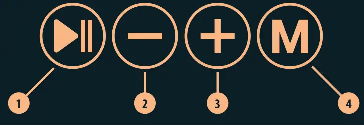 COLOR WAV 2A7SG Sound Bar - Button