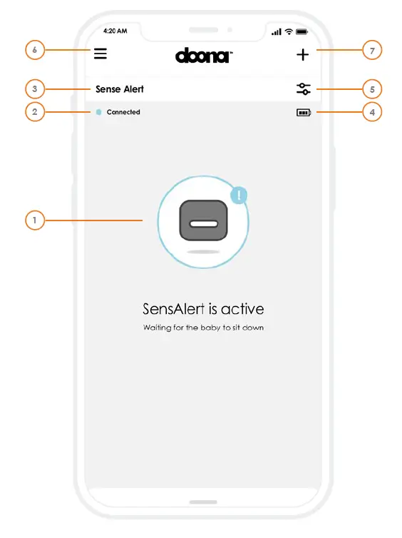 doona SensAlert Child Car Seat Alert Solution-fig-8