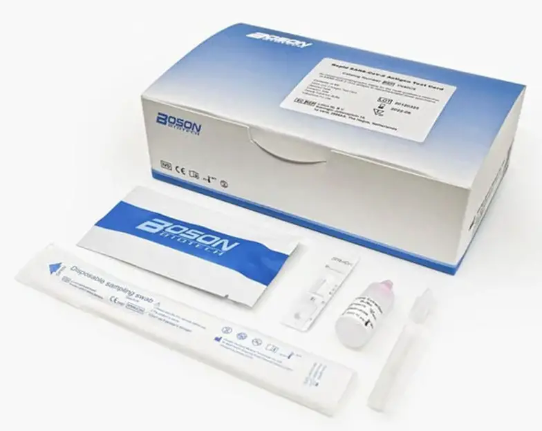 BOSON 1N40C5-1-CA Rapid SARS-CoV-2 Antigen Test Card
