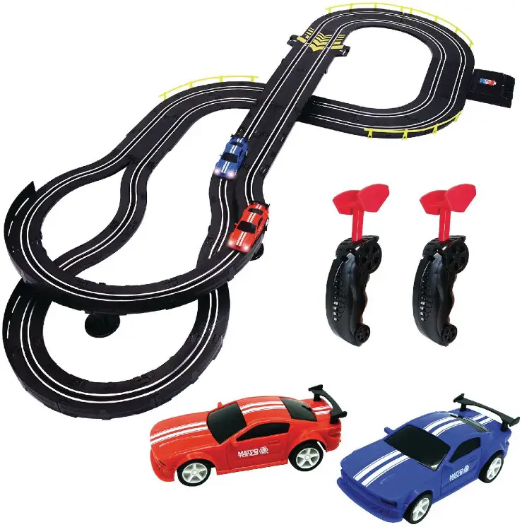 MATCO TOOLS MTCSLOTCAR Long Track Slot Car Racing Set