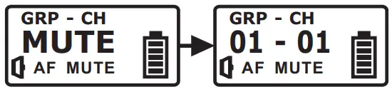 MIPRO ACT 800T UHF Digital Wideband Bodypack Transmitter - Under mute status