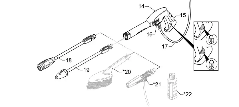 KARCHER K3 Pressure Washer - overview 2