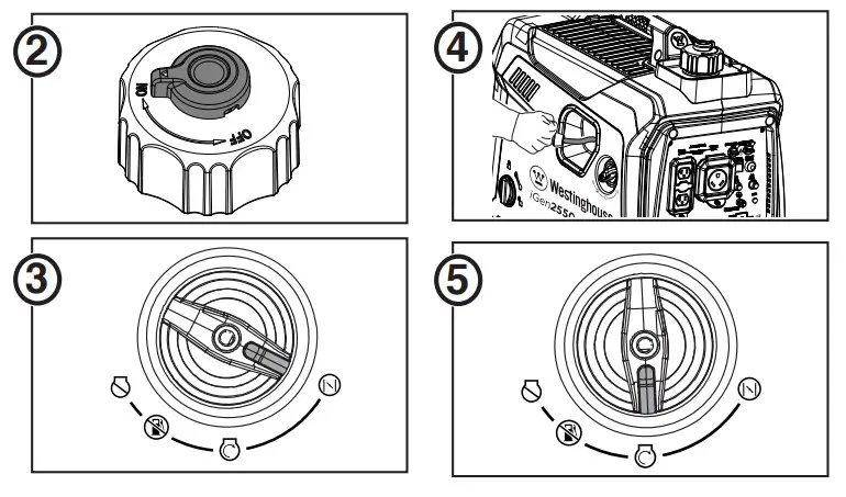 Westinghouse iGen2550 Inverter Generator - fuel