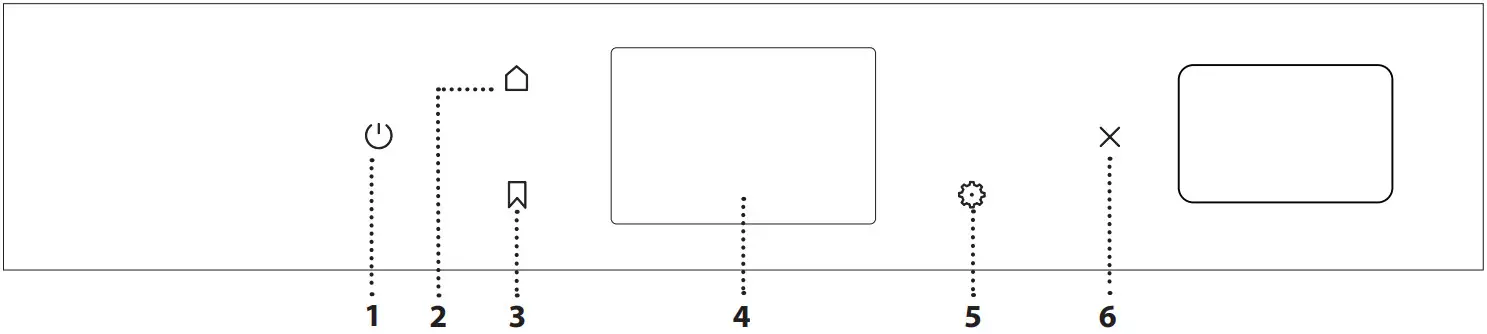 FRANKE FMY 99 HS Steam Oven - CONTROL PANEL