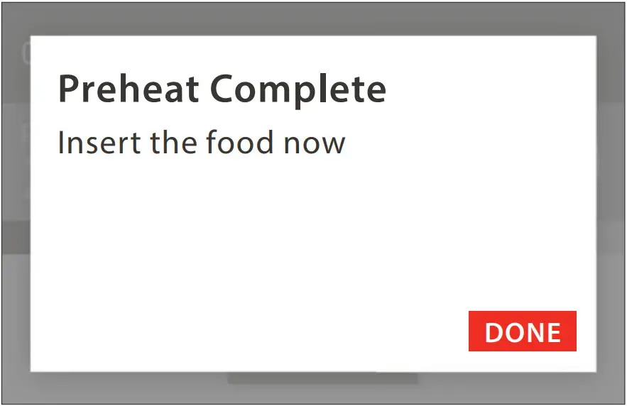 FRANKE FMY 99 HS Steam Oven - PREHEATING 2