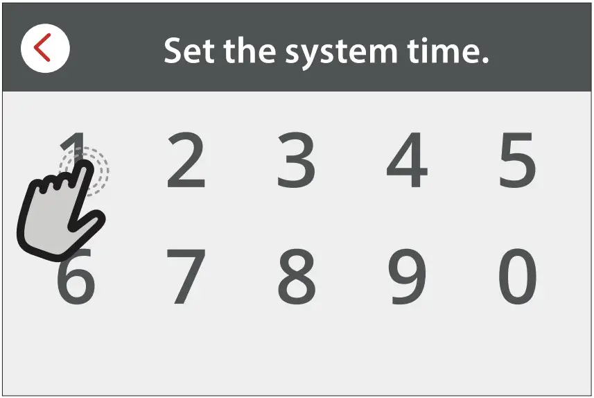 FRANKE FMY 99 HS Steam Oven - TIME AND DATE 1