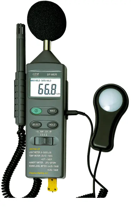 CEM 8820 Multi Function Environment Meter Instruction Manual