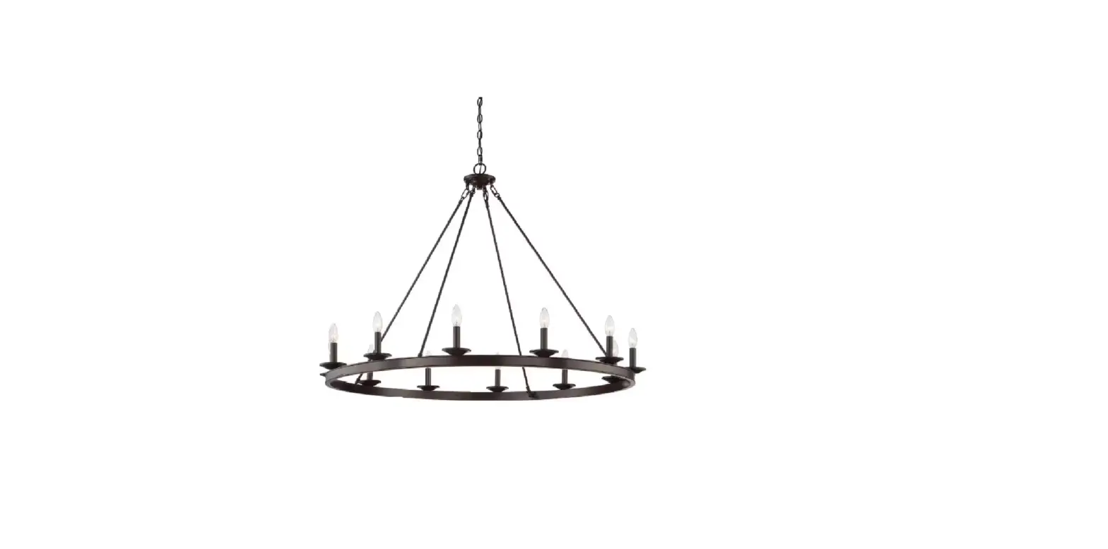 Youkain Hdlp-2091712 12-light Bronzed Finish Candle Style Wagon Wheel Pendant Light Instruction Manual Youkain Hdlp-2091712 12-light Bronzed Finish Candle Style Wagon Wheel Pendant Light Instruction Manual
