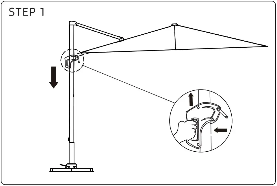 To Tilt the Umberlla