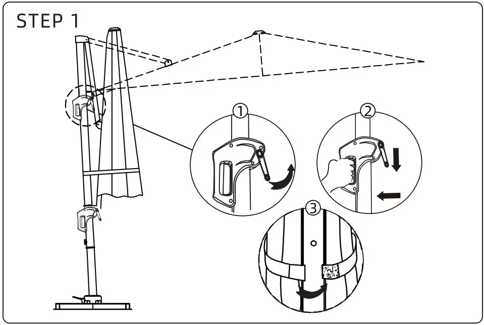 To close the Umberlla