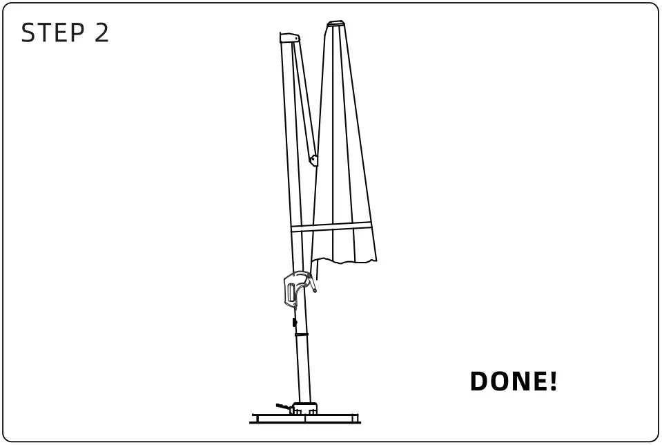 To close the Umberlla