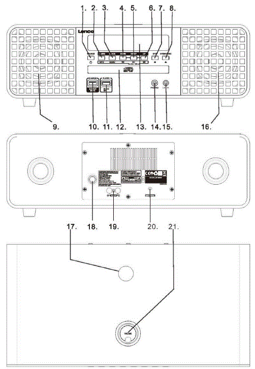 Lenco-DAR-051-Radio-DAB+-FM-with-CD-Player-USB-and-Bluetooth-fig-3