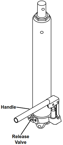 PITTSBURGH 58867 Long Ram Hydraulic Round Bottom Jack - Jack