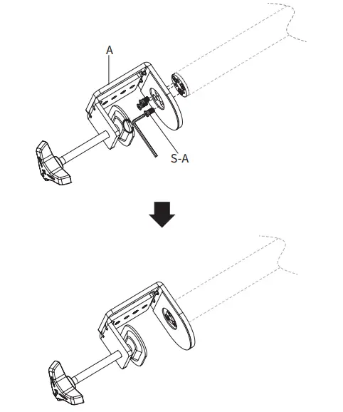 VIVO-PT-SD-CP01A-4-Inch-Desk C-Clamp for-Monitor-Mount-fig-5