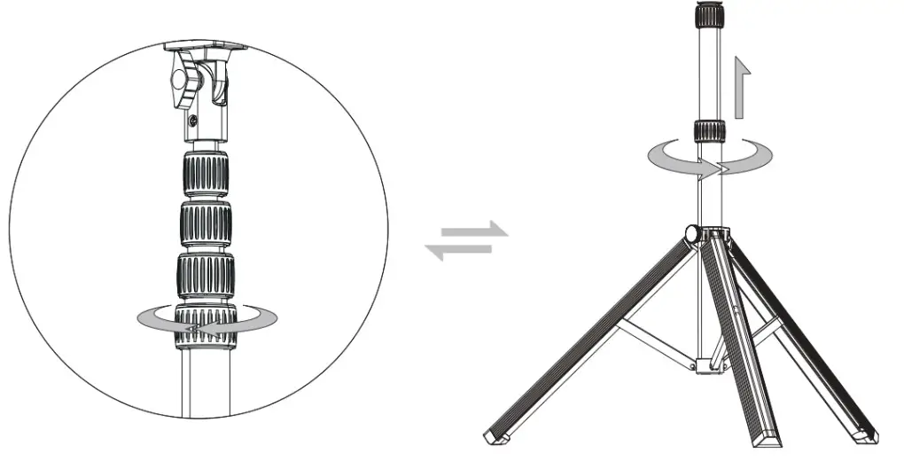 PINERFTR B0C1TZ6YHW 68 Inch Phone Tripod and Camera Stand - counterclockwise