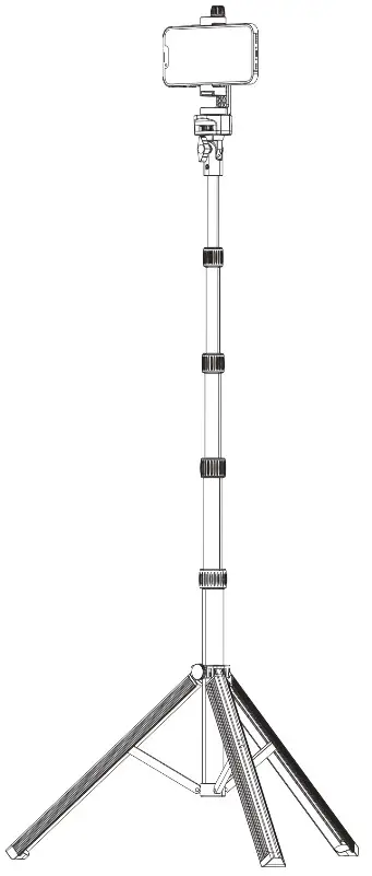 PINERFTR B0C1TZ6YHW 68 Inch Phone Tripod and Camera Stand - vertical
