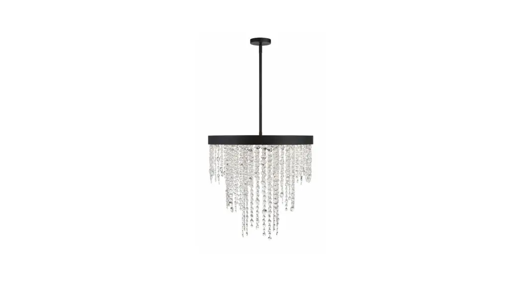 Crystorama Win-616-bf-cl-mwp Winham Six Light Chandelier In Black Forged Instruction Manual Crystorama Win-616-bf-cl-mwp Winham Six Light Chandelier In Black Forged Instruction Manual