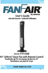 IMPECCA- FTF-4300 -Tower -Fan- with- Remote- Control 04