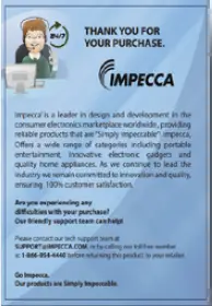 IMPECCA- FTF-4300 -Tower -Fan- with- Remote- Control 06