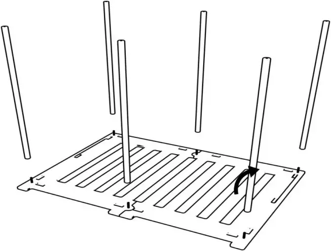 WLO Wood Size 2 Pueblo Crate Series - Installation 3