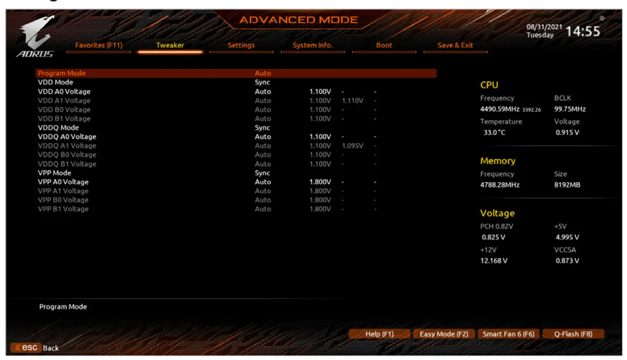 DDR5 Voltage Control