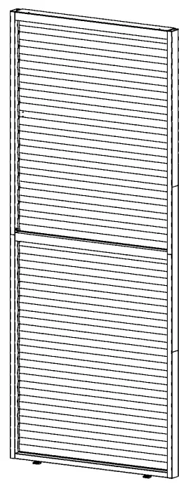 DANCOVER Louver Wall for Pergola Gazebo San Pablo -