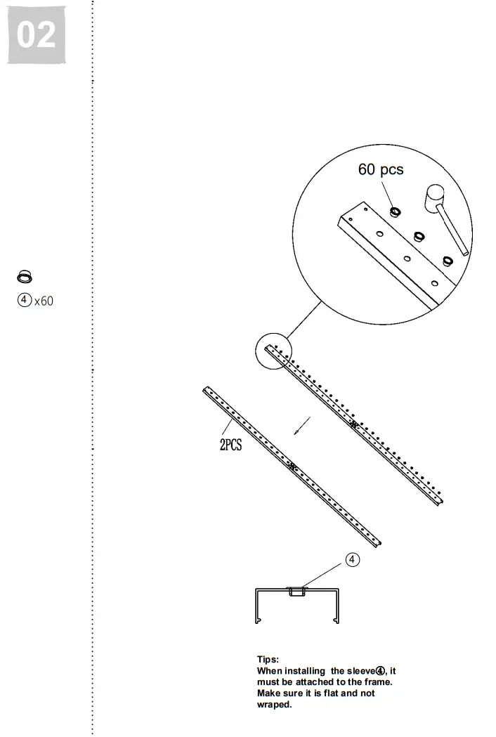 DANCOVER Louver Wall for Pergola Gazebo San Pablo - fig 3