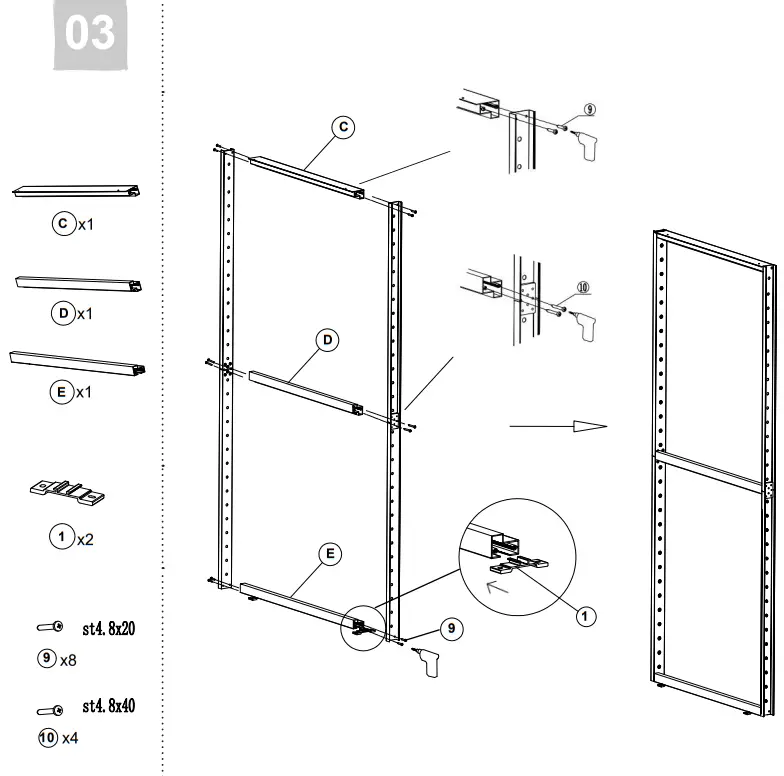 DANCOVER Louver Wall for Pergola Gazebo San Pablo - fig 4