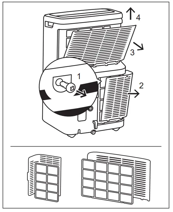 Electrolux EXP40U339CW Portable Air Conditioner -Panel 4