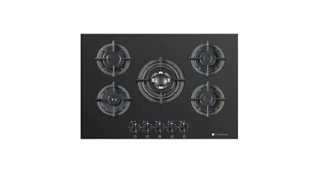Smith Brown Sho-g572-bp5 5-burner Built-in Cooktop User Manual
