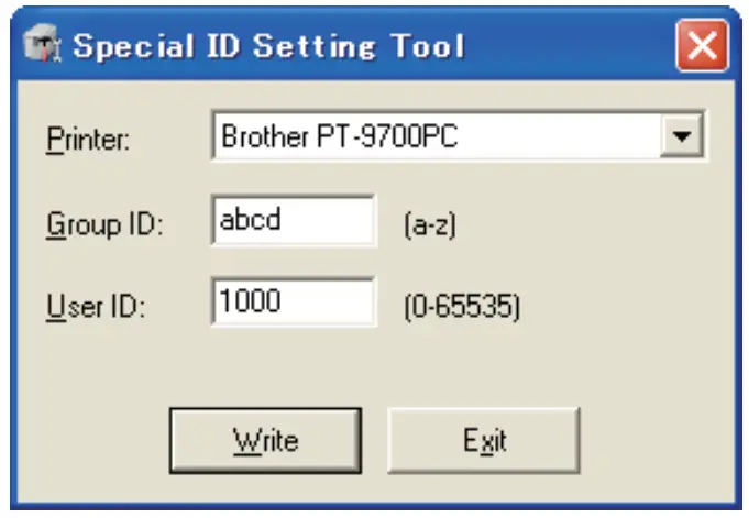 brother PT-9700PC Printer - Assigning 4