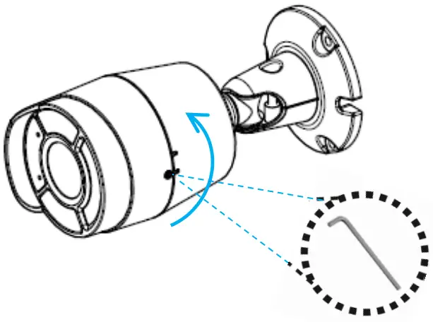 Front cover of the camera removes