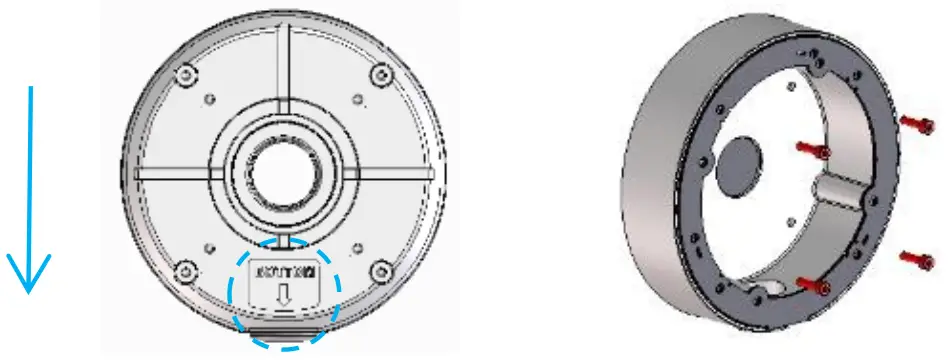 Wall Mounting Installation with Junction Box and Camera