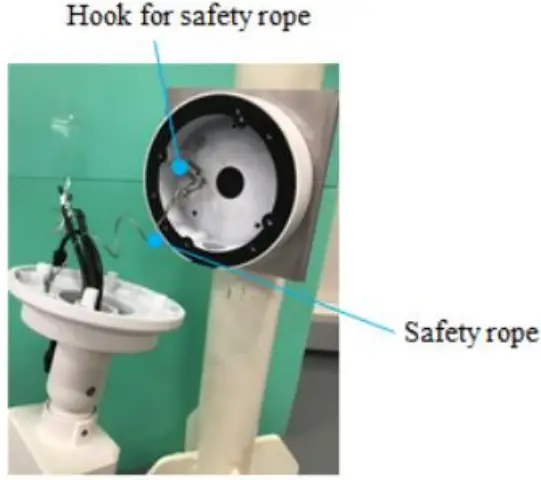Pole Mounting Installation with Junction Box