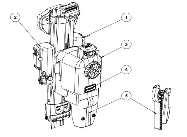 LECKEY 173 1705 MyWay Supportive Gait Training Walker - Parts 3