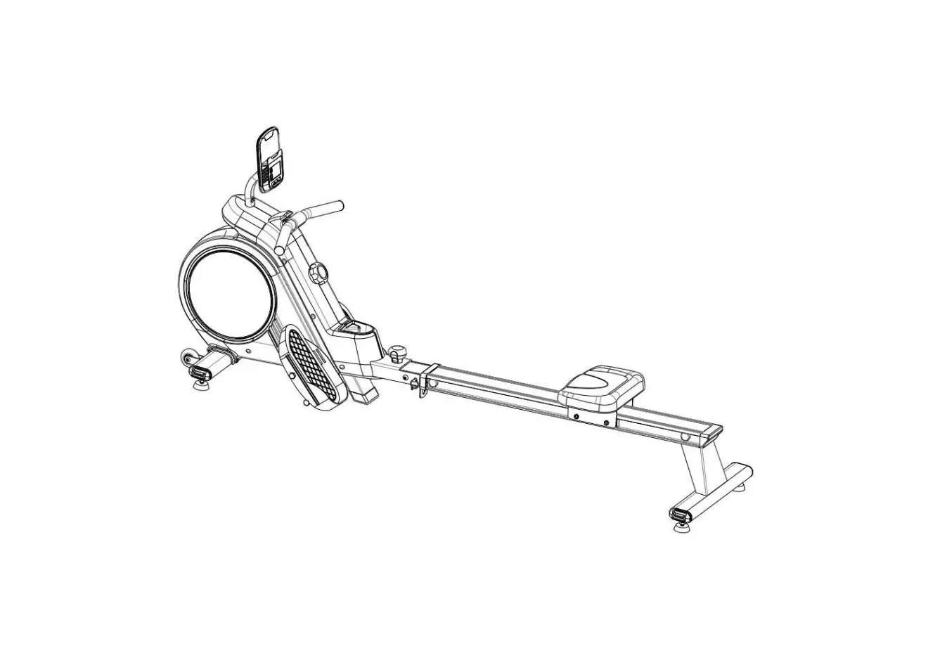 Yosuda H-187 Rowing Machine User Manual