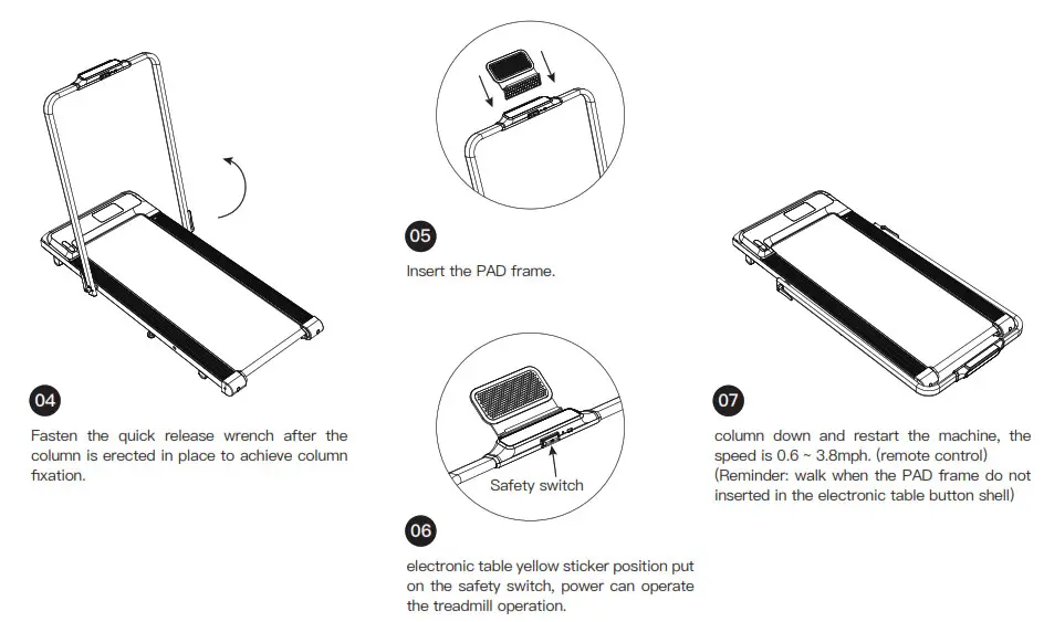superun CT04 Smart Folding Treadmills - packaged