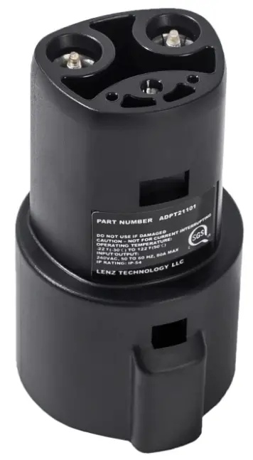 LENZ-J1772-to-Tesla-Charging-Adapter