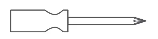 Aqara Smart Lock U100 Doorbell - A PH1 standard Phillips head screwdriver is required for installation