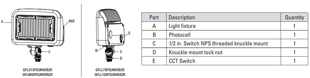 COOPER-Lighting-Solutions-GFLS15FSUNVDBZK-Commercial-Slim-Floodlight-fig-1