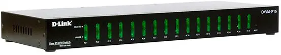 D-Link DKVM-IP16 16-Port KVM Over IP Switch with VGA and USB Ports