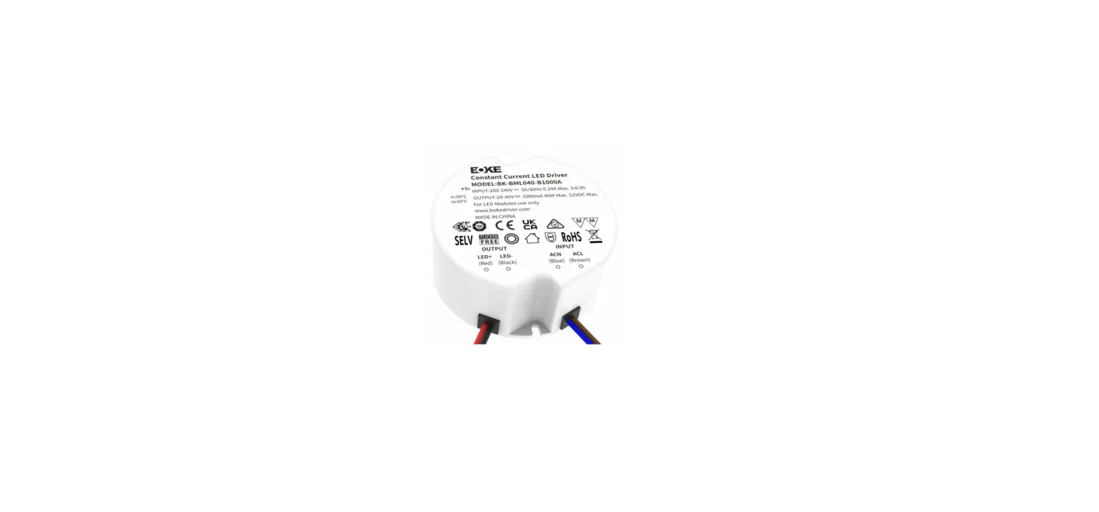 Boke Bk-bml040-b0950a Constant Current Led Driver Instruction Manual Boke Bk-bml040-b0950a Constant Current Led Driver Instruction Manual