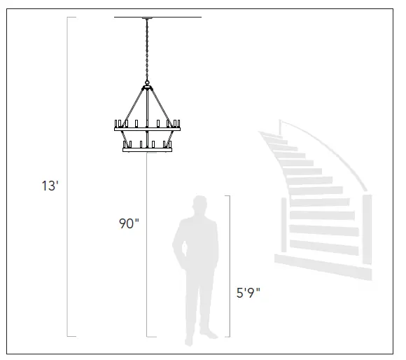 8606-SF RBZ-TEA Homestead Semi-Flush Golden Lighting 3
