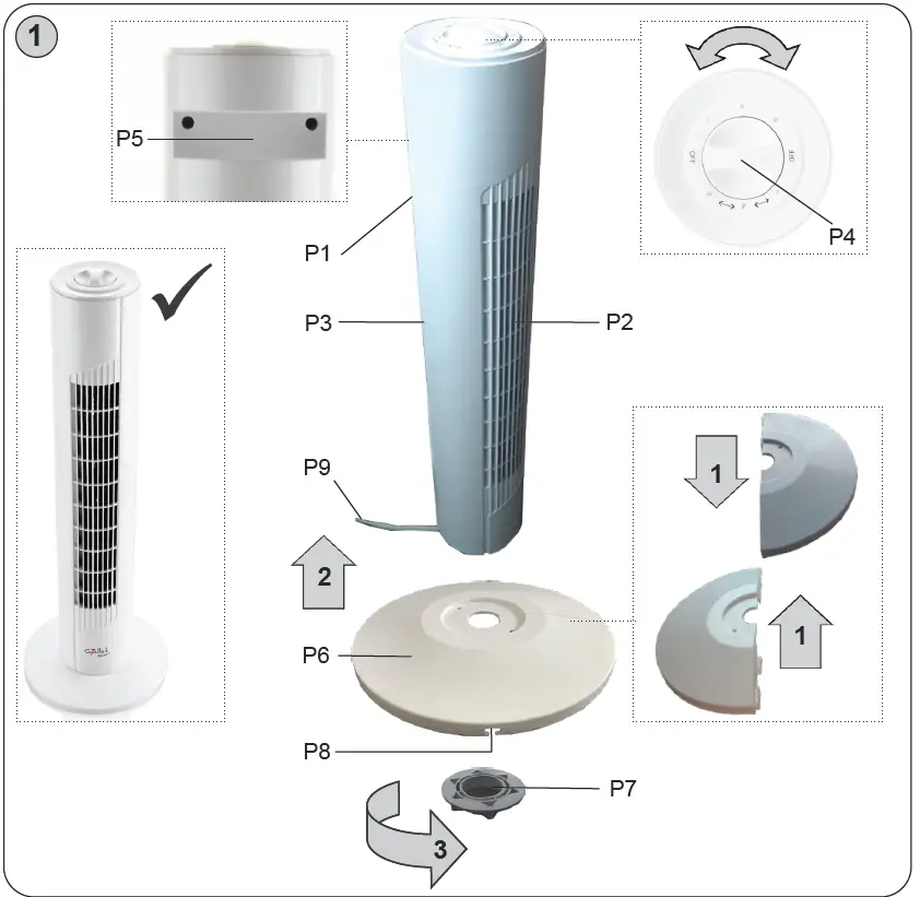 Gallet-VEN-73T-Blizzard-Tower-Fan-fig-1