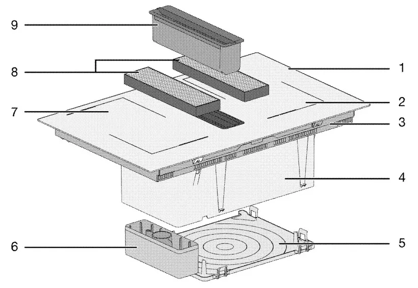 GRUNDIG 834480 Built In Hob - Fig 1
