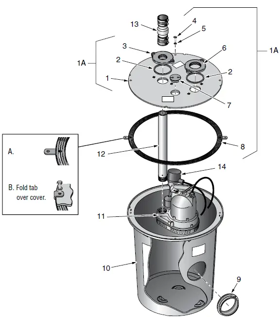 PENTAIR-CSS-3D-Hydromatic-Preplumbed-Sump-Pump-System-fig-11