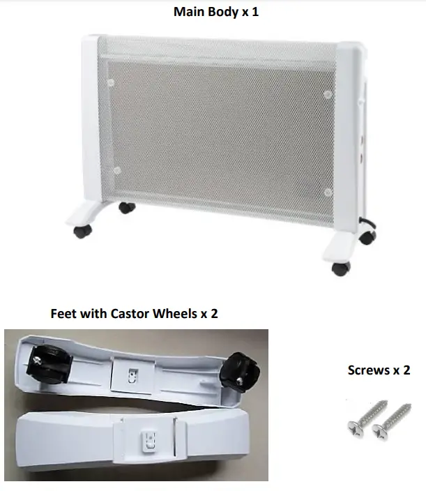 Goldair GMH130 2000W Micathermic Heater - Main Body