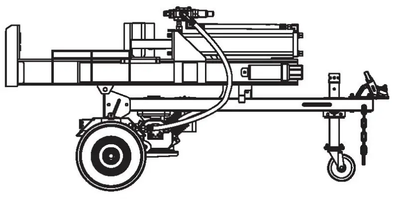 B W MACHINERY BWM LSE30 30Ton Log Splitter - Figure 1